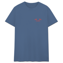 Load image into Gallery viewer, Mucho Aloha - Take It Easy Short Sleeve Tee in Blue